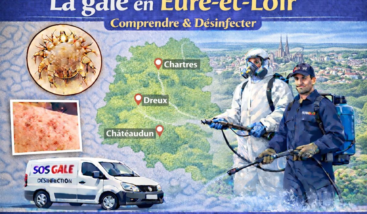 Lutte contre la gale en Eure-et-Loir
